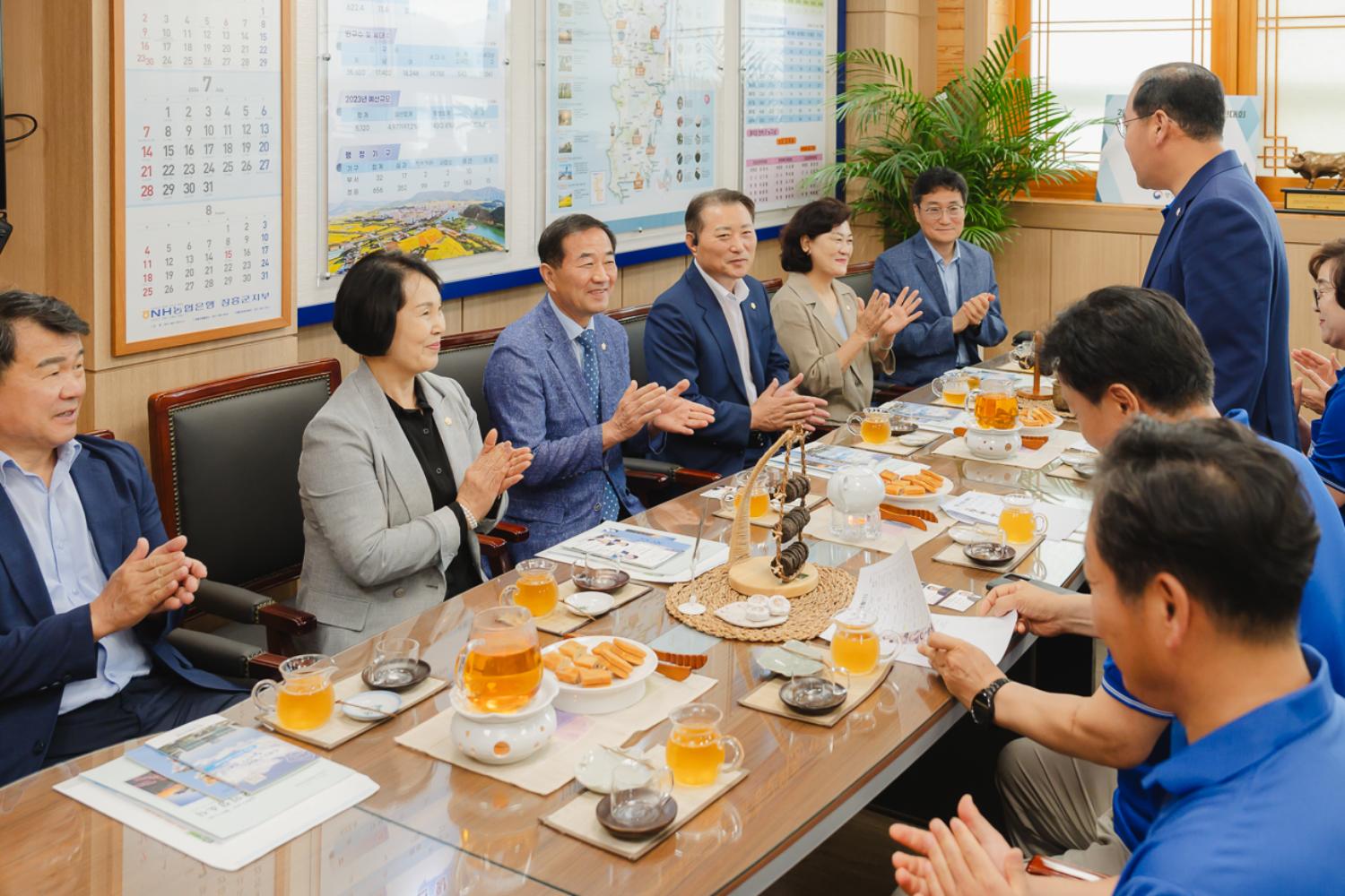 전남 장흥군의회 방문 8