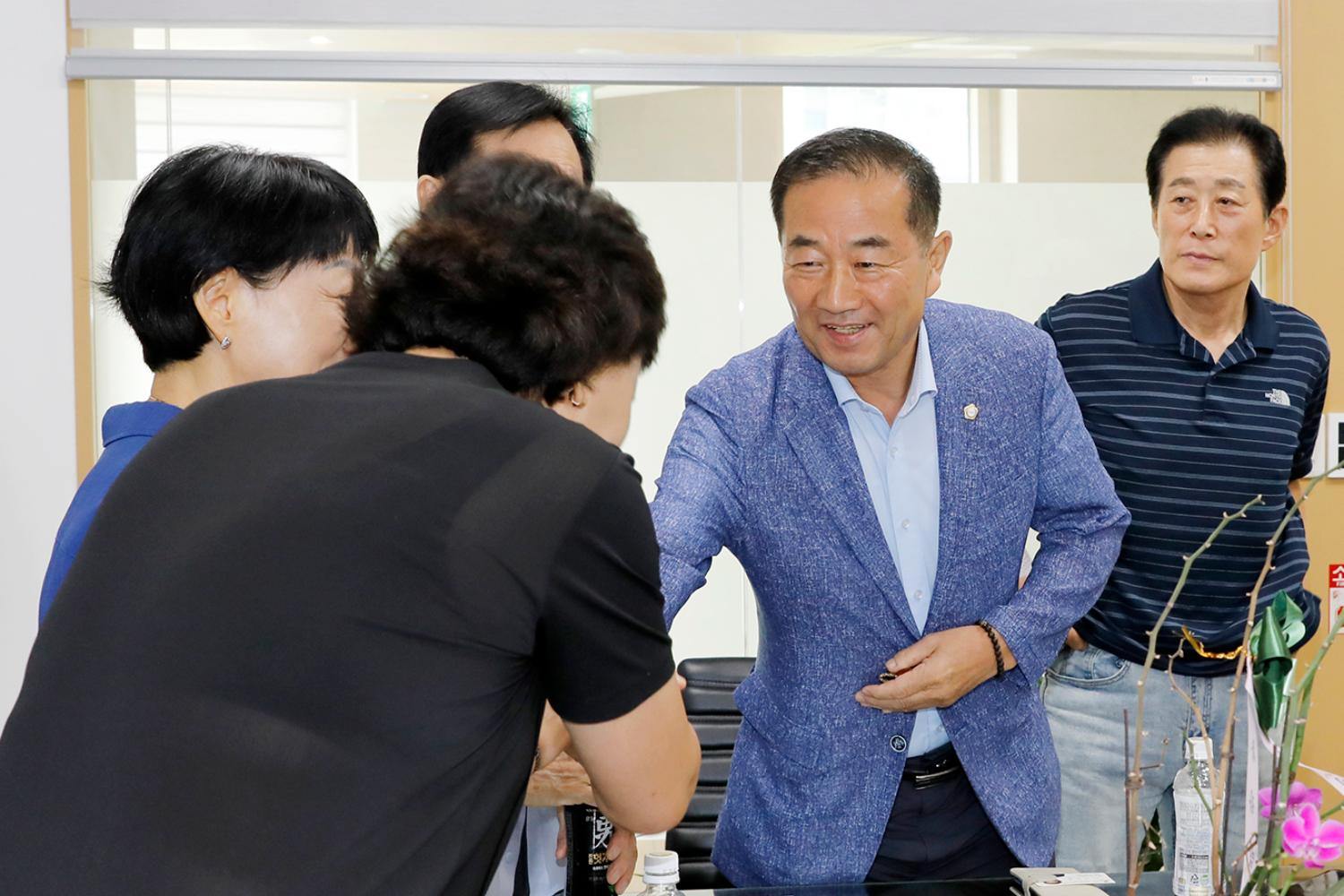 신촌동 직능단체 회장단과의 간담회 5