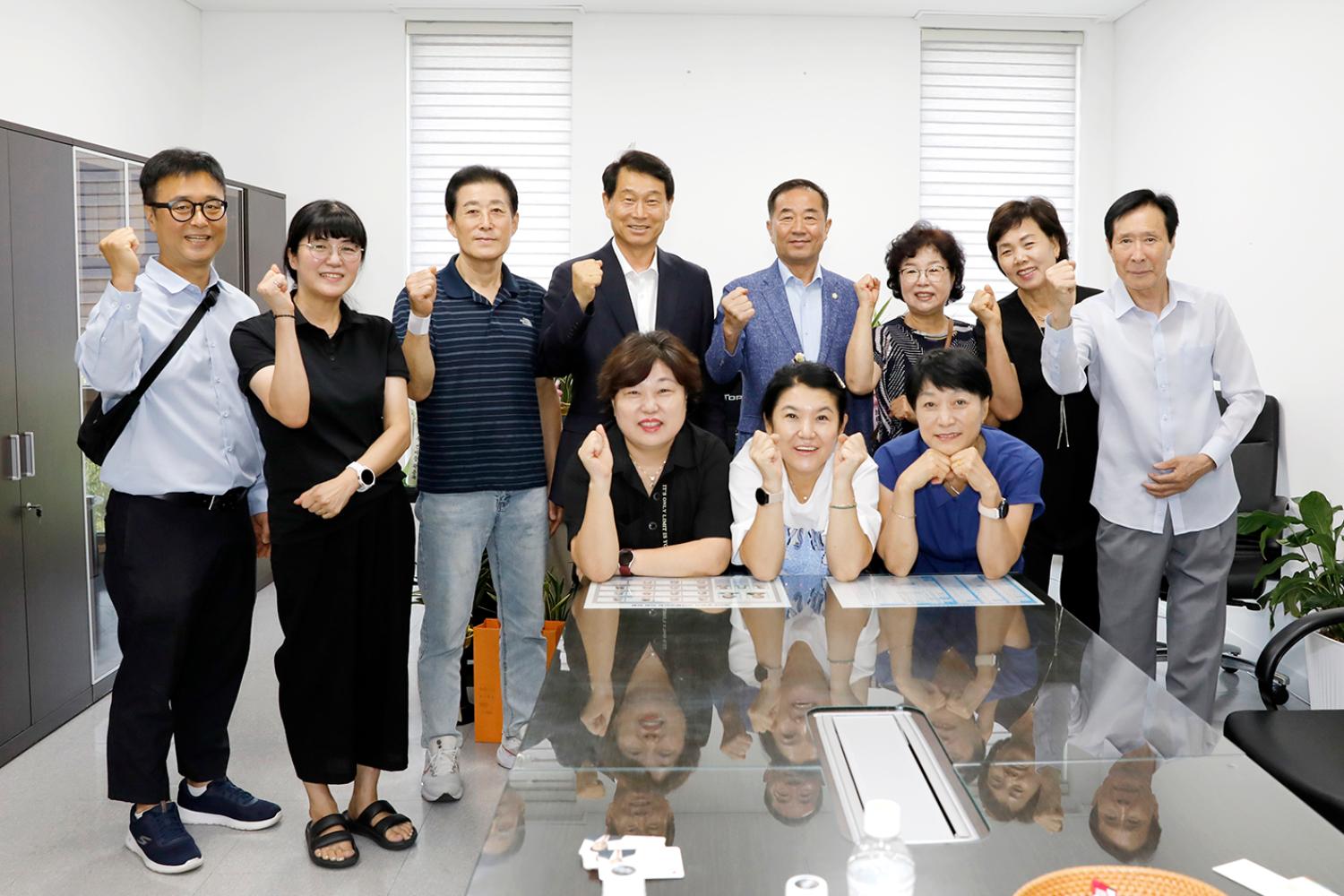 신촌동 직능단체 회장단과의 간담회 7