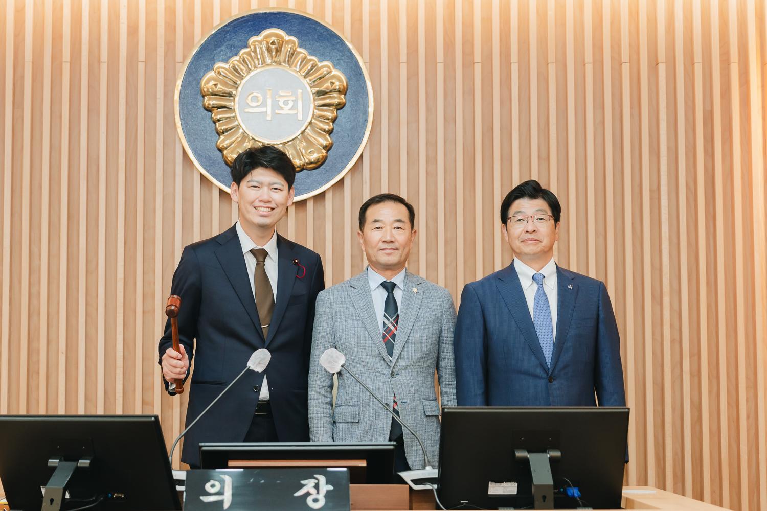 일본 도쿄도 스미다구 대표단 방문 환영식