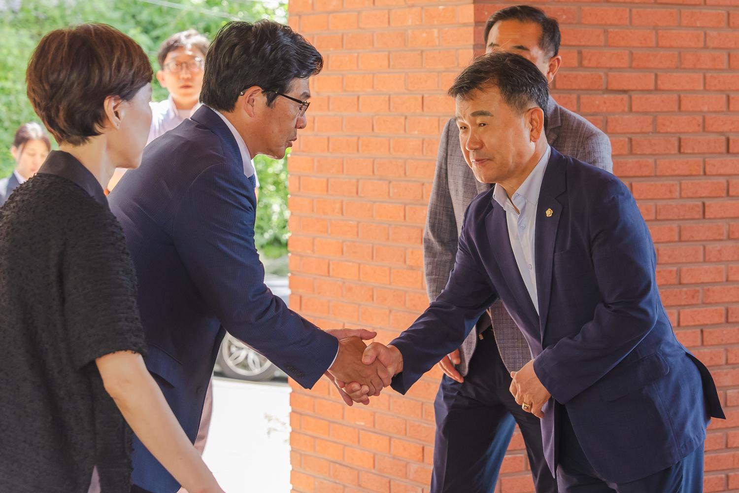 일본 도쿄도 스미다구 대표단 방문 환영식 2