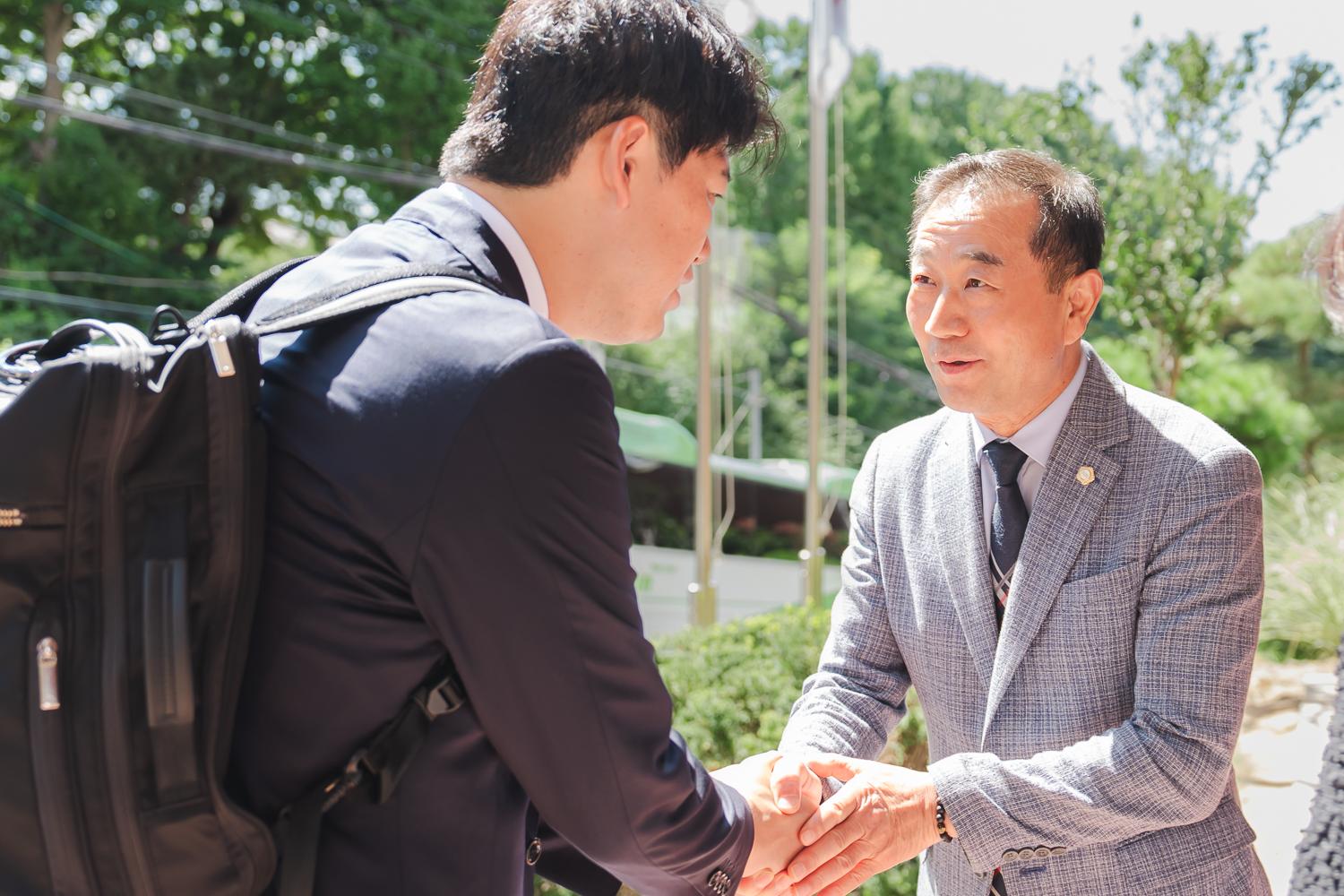 일본 도쿄도 스미다구 대표단 방문 환영식 6