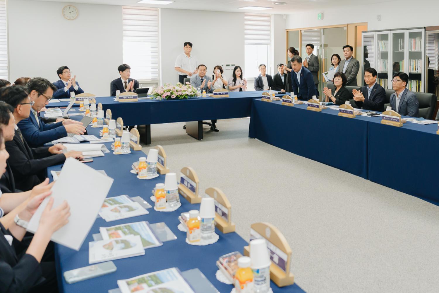 일본 도쿄도 스미다구 대표단 방문 환영식 11