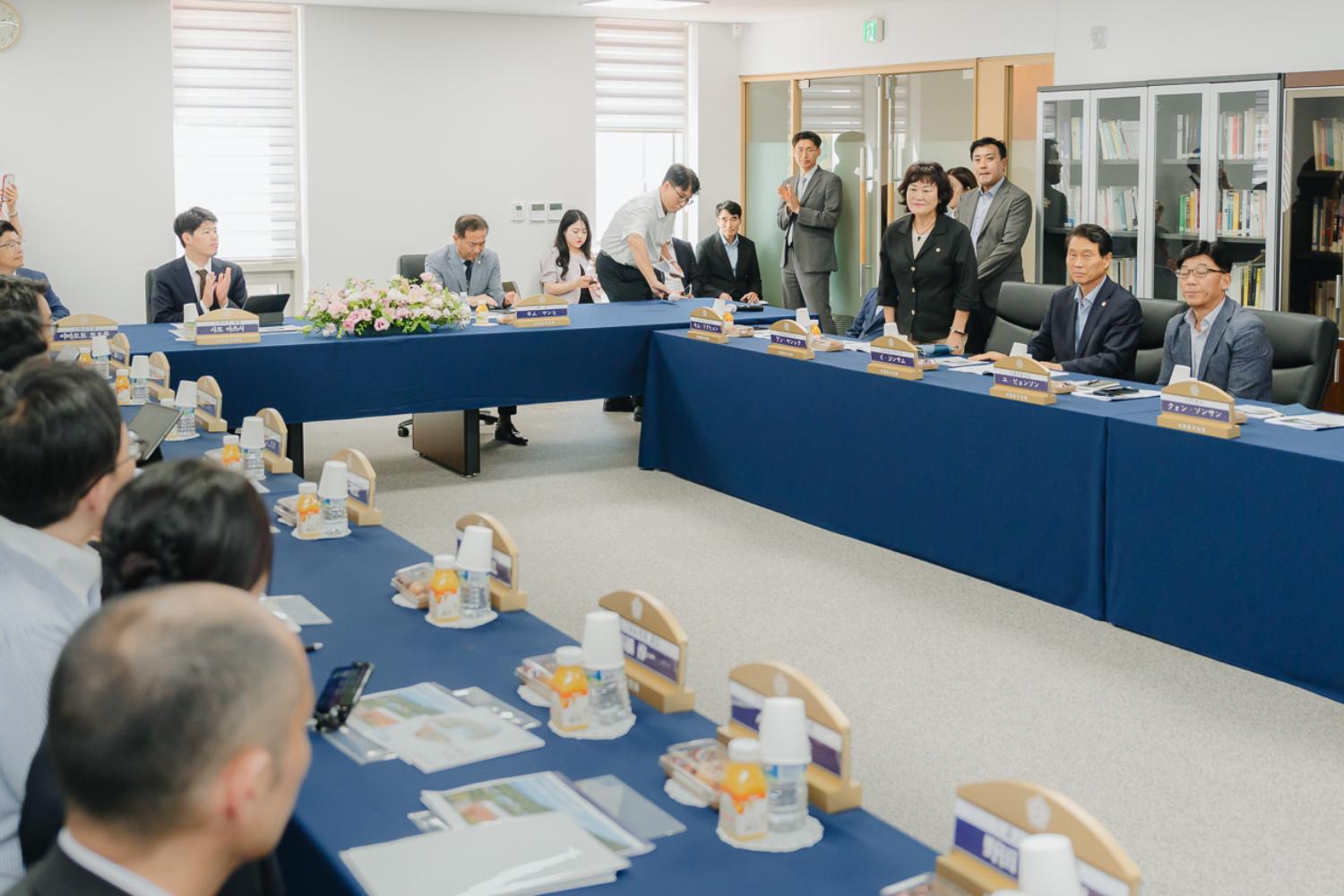 일본 도쿄도 스미다구 대표단 방문 환영식 12