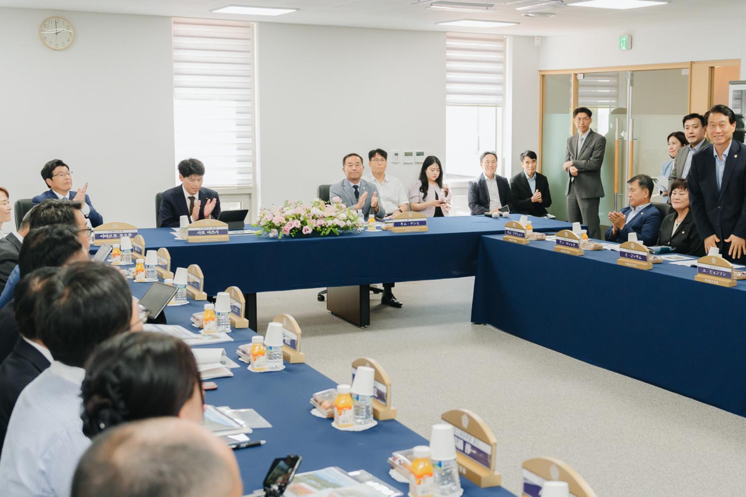 일본 도쿄도 스미다구 대표단 방문 환영식 13