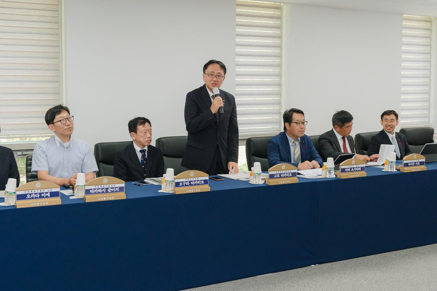 일본 도쿄도 스미다구 대표단 방문 환영식 14