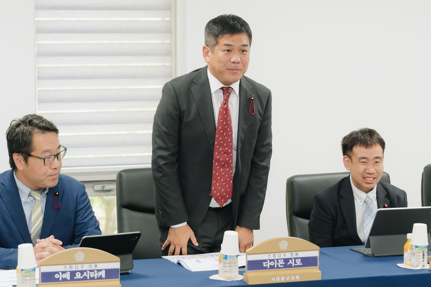 일본 도쿄도 스미다구 대표단 방문 환영식 17