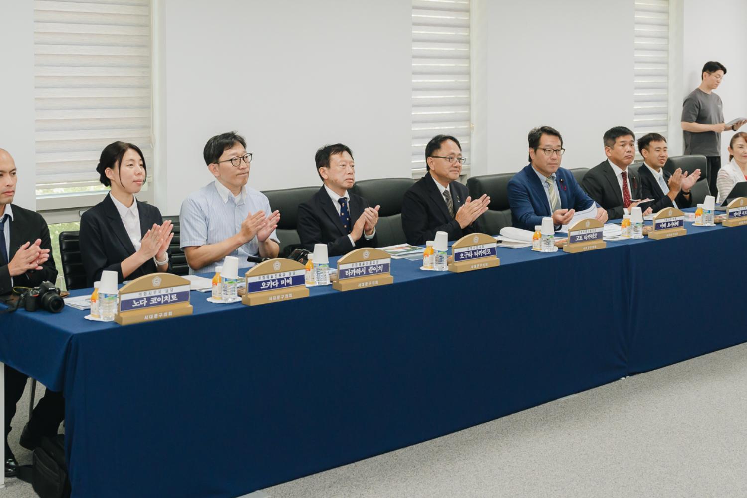 일본 도쿄도 스미다구 대표단 방문 환영식 22