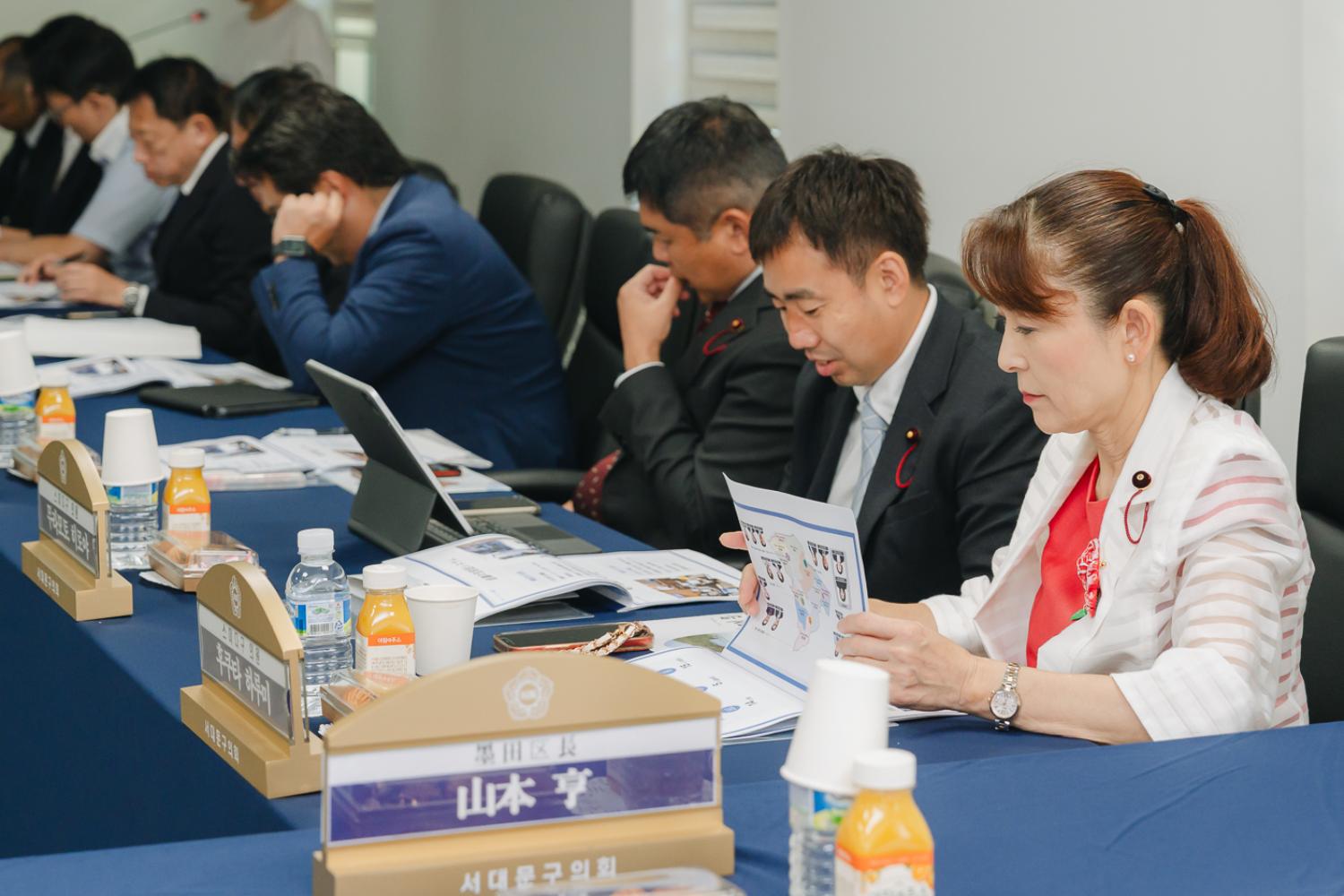 일본 도쿄도 스미다구 대표단 방문 환영식 32