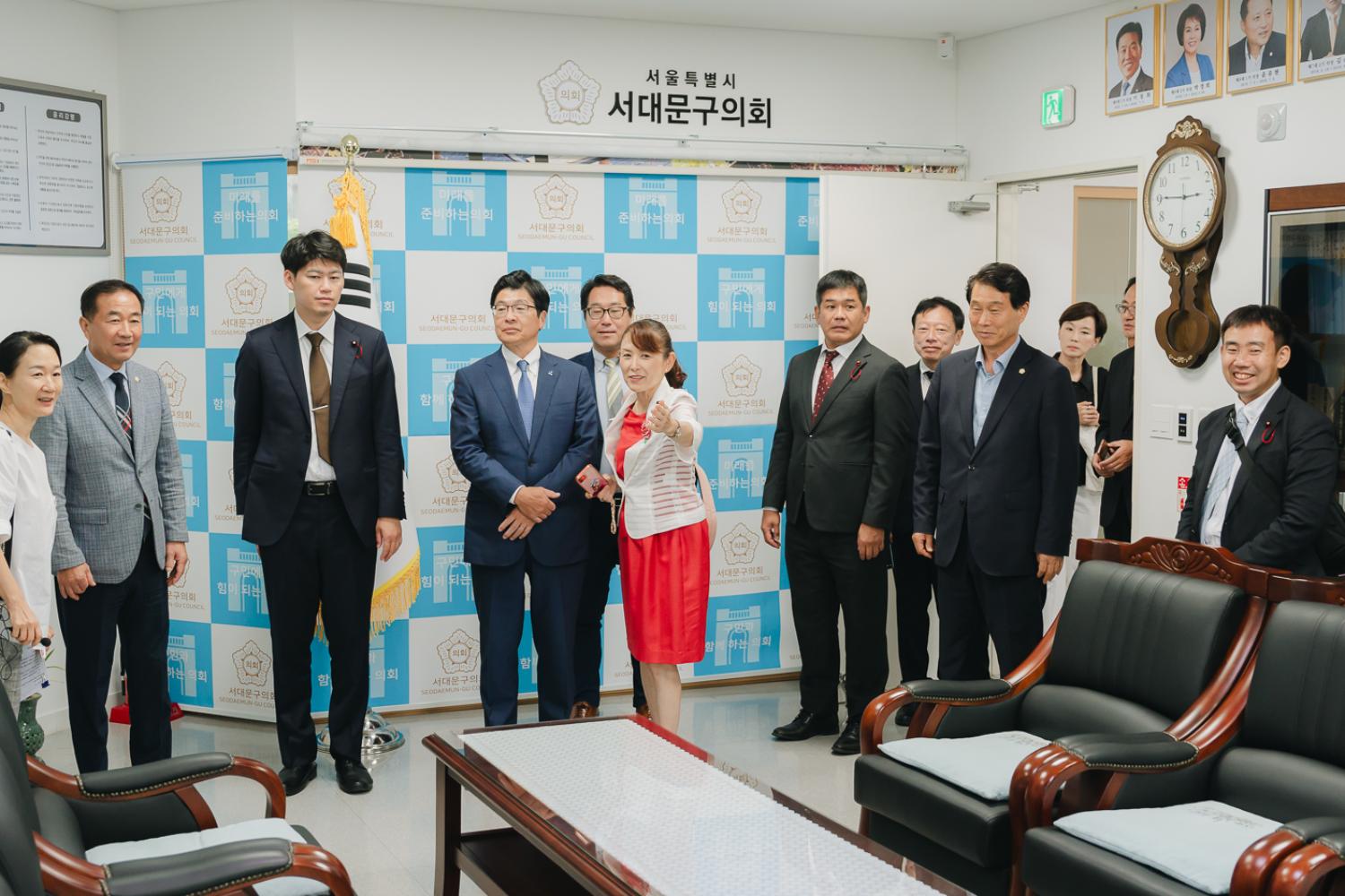 일본 도쿄도 스미다구 대표단 방문 환영식 39