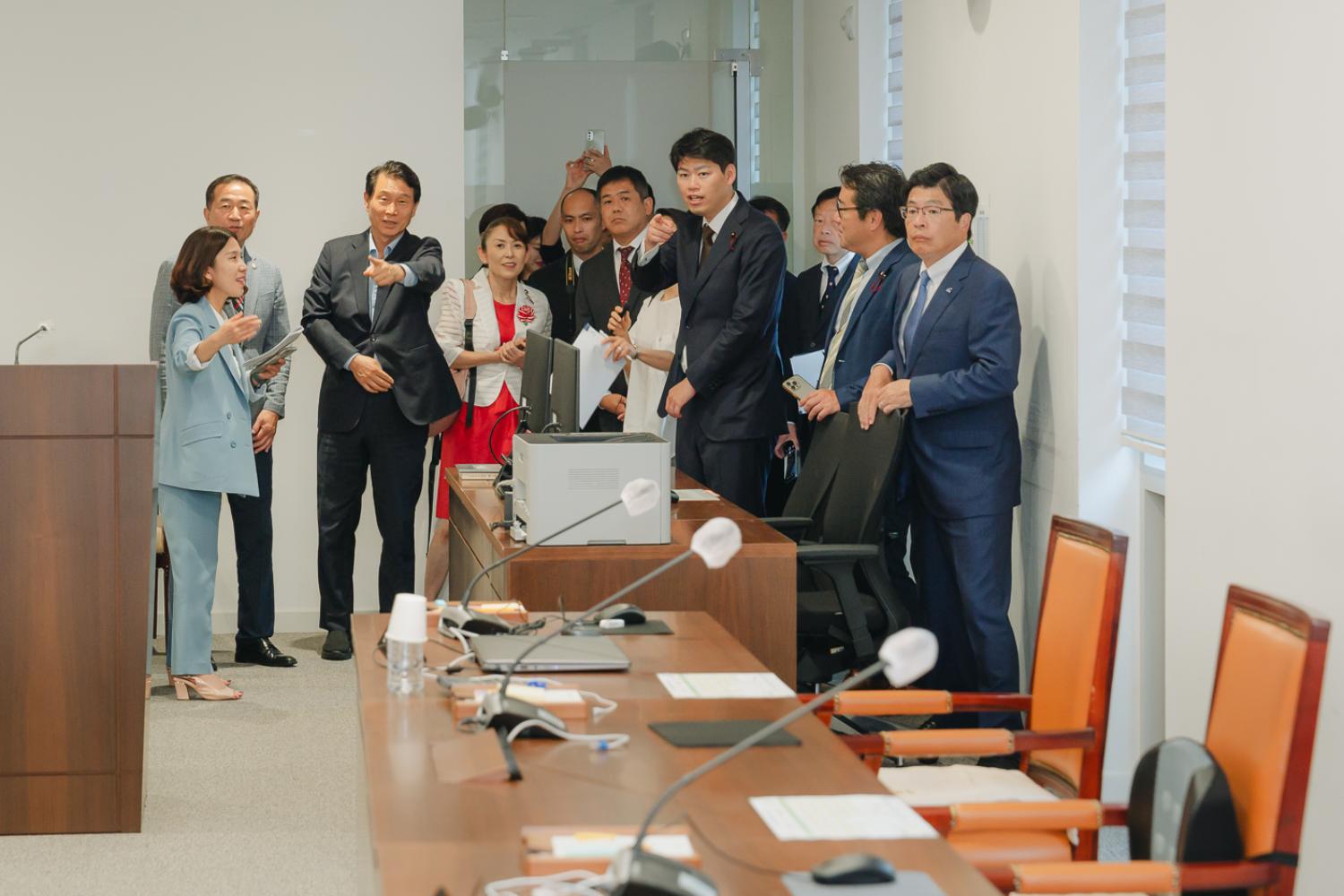 일본 도쿄도 스미다구 대표단 방문 환영식 48