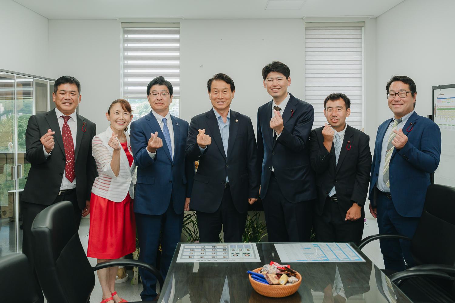 일본 도쿄도 스미다구 대표단 방문 환영식 56