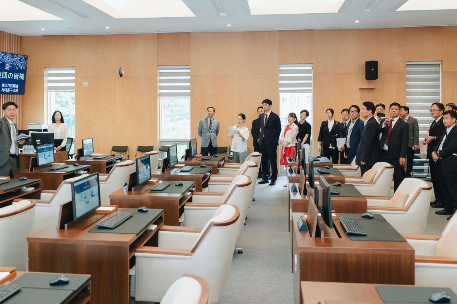 일본 도쿄도 스미다구 대표단 방문 환영식 62