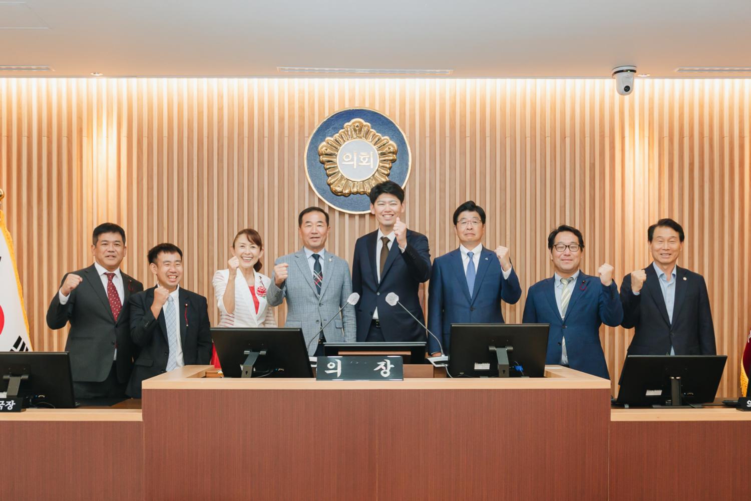 일본 도쿄도 스미다구 대표단 방문 환영식 71