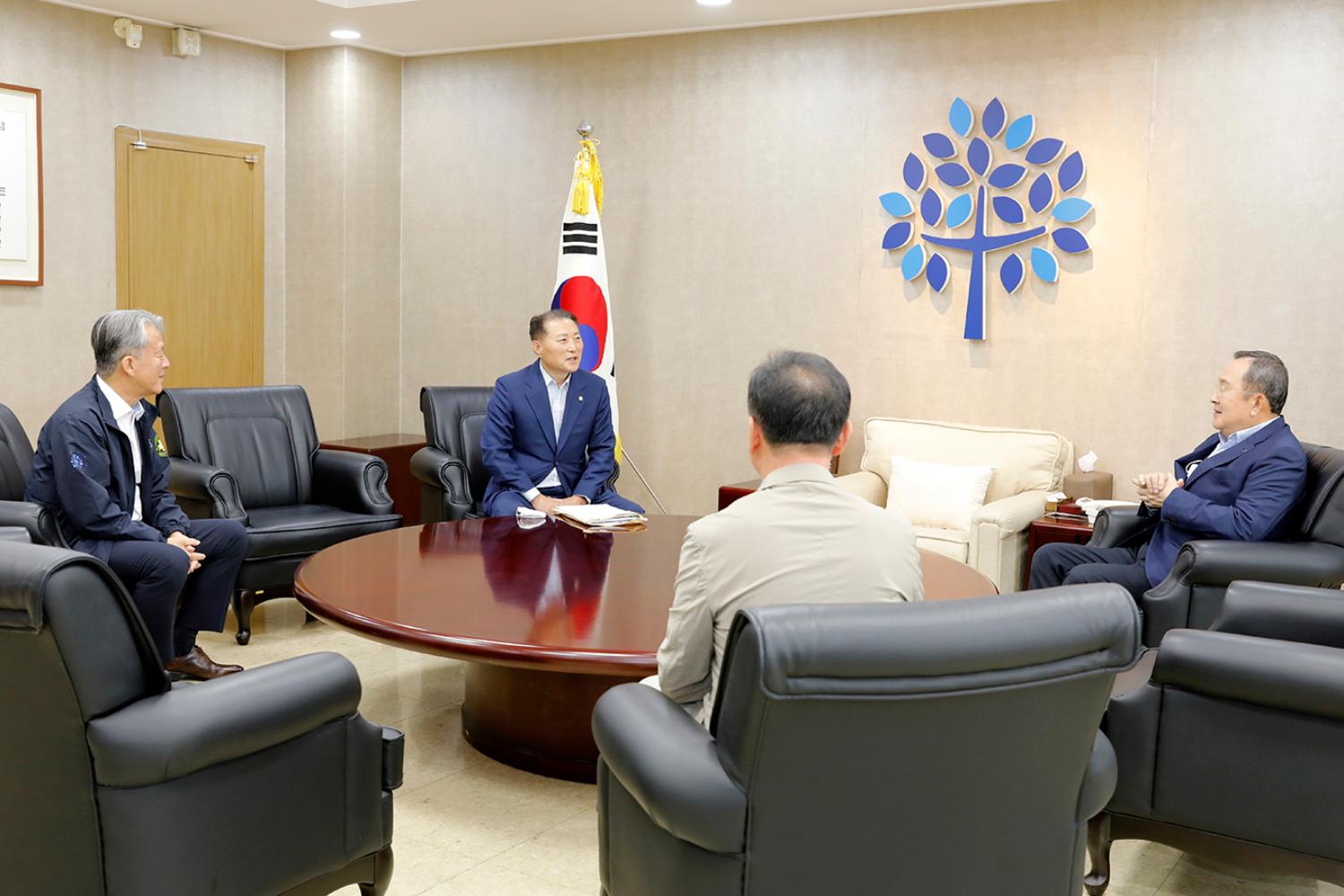 명지대 총장과의 간담회 3