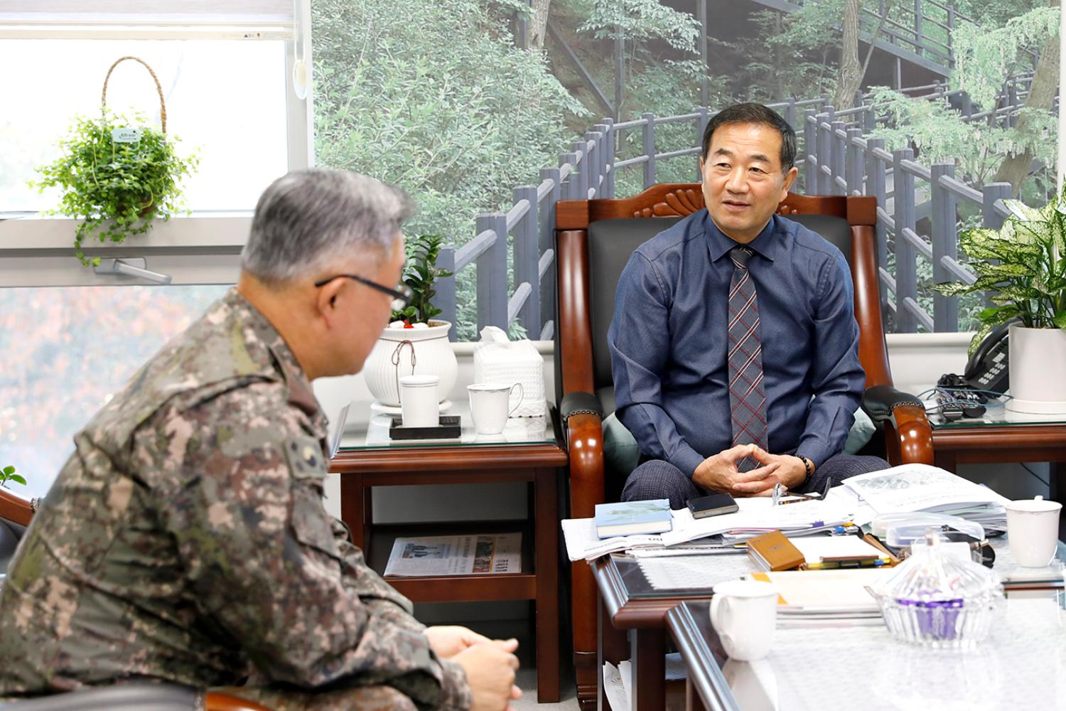 서대문대대 의장실 방문 4