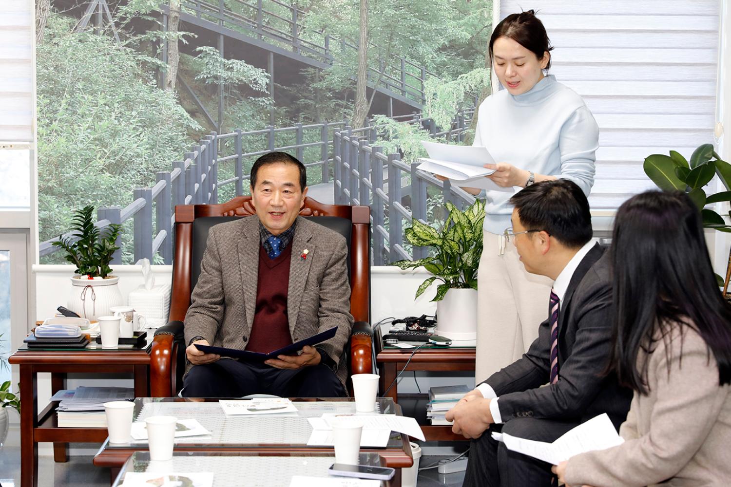 중국 창사시 대표단 서대문구의회 방문 4