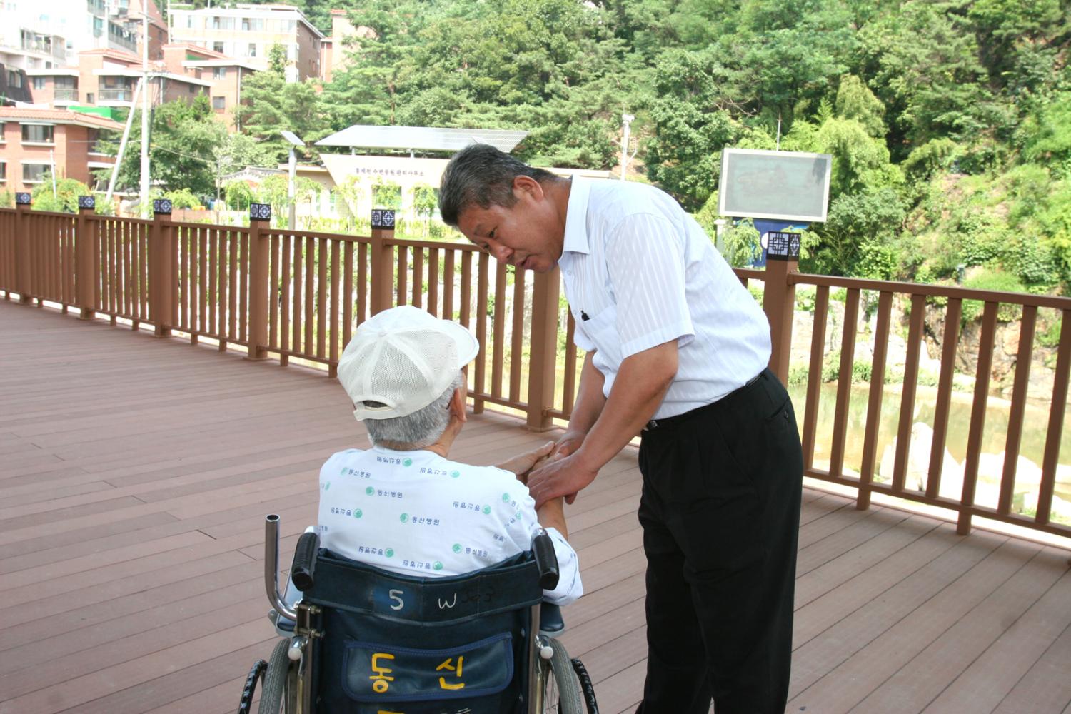 홍제천 폭우피해 현장 방문