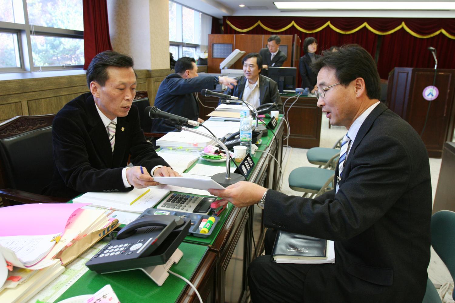 2007년도 행정사무감사
