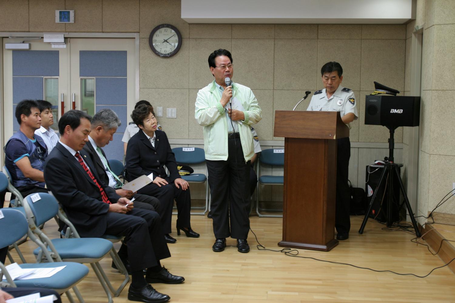 홍은지구대 민간협력 치안보고회 참석