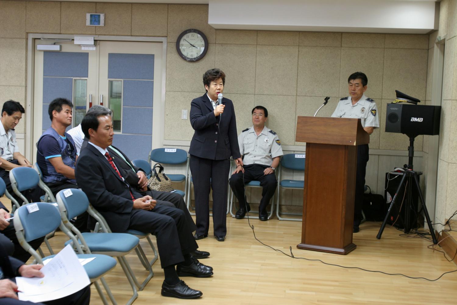 홍은지구대 민간협력 치안보고회 참석
