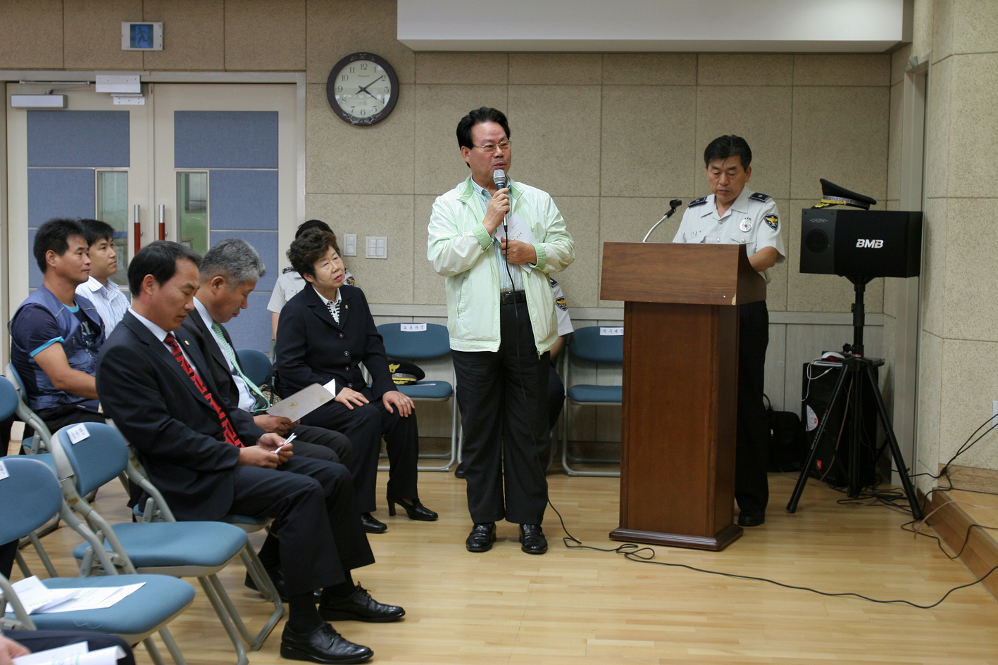 홍은지구대 민간협력 치안보고회 참석 1