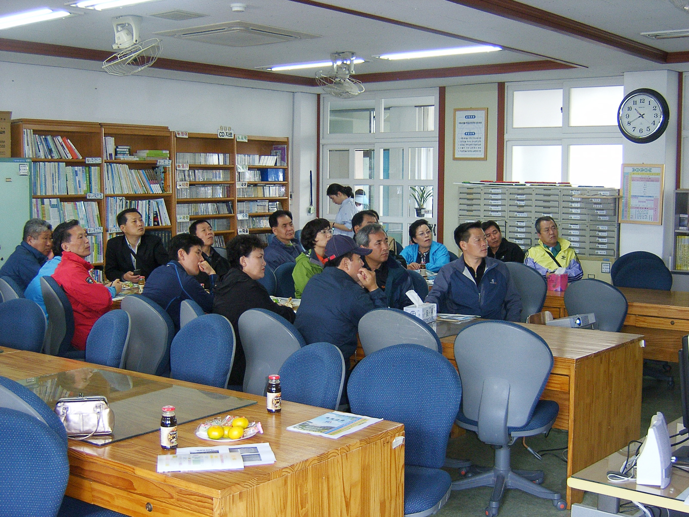 제주 화북초등학교 친환경 급식 시찰 1